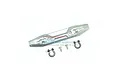 GPM Aluminium Front Bumper with D-Rings Set - Silver ER2330F-S