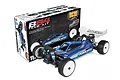 Team Associated RC10 B84 1/10 scale 4WD electric off-road competition buggy kit displayed in front of its product packaging box.