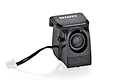 BetaFPV Aquila16 FPV camera module in a black plastic housing with a white connector cable, isolated on a white background.