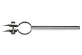 Excel Tools adjustable dual cutter featuring two sharp blades mounted on a metal handle with adjustable knurled knobs.