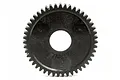 A black 47-tooth spur gear for HPI Nitro 3 RC cars, featuring the number 47 and SKU 76817 molded into the plastic surface.