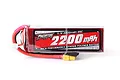 FMS Predator 11.1V 2200mAh 25C 3S LiPo battery with red shrink wrap and XT60 connector on a white background.