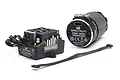 Spektrum Firma 2200Kv brushless sensored motor and 130A Smart ESC combo set on a white background.
