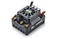 Kyosho Speed House Brainz 8 Six 150A brushless ESC with integrated cooling fan, gold-plated motor terminals, and Kyosho branding on a white background.