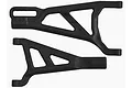 Two black RPM suspension arms for Traxxas Summit/Revo RC vehicles, shown against a plain white background.
