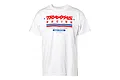 A white Traxxas Racing t-shirt featuring a red and blue graphic logo on the chest with the text Traxxas Racing and Texas Est. Nineteen86.