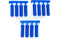 RPM Blue HPI/Losi/Associated 4.3mm Ball & 3mm/4-40 Thread Long Shank Rod Ends 12Pcs 73395