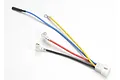 Traxxas EZ-Start 2 wiring harness featuring multi-coloured wires with various connectors, including ring and spade terminals.