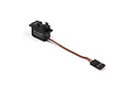 Maverick MS-01WR micro water-resistant servo with a three-pin connector lead.