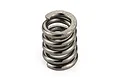 A close-up studio shot of a metallic grey coil spring for an RC slipper clutch mechanism.