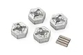 Atrek Metal 12mm Wheel Hexes with Drive Pins 8Pcs 1053