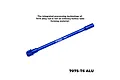GPM Aluminium Centre Driveshaft - Blue SLAM025-B