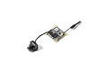 BetaFPV P1 Air Unit HD VTX featuring a small camera module connected by a ribbon cable to a square circuit board with an attached antenna.