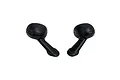 A pair of black 1/10 scale fender mirrors for RC car bodies by Pandora RC.