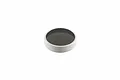 A circular DJI Phantom 4 ND4 camera filter with a white frame and dark glass lens, isolated on a white background.