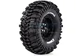 Louise 1.9" CR Champ Tyres on Black 9 Spoke Rims - Glued Wheels 2Pcs L-T3231VB