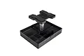 Pro-Line RC car stand with a black plastic base featuring storage compartments and a central support post with a foam-padded top.