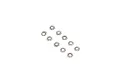 A set of ten small silver-coloured metal locking washers arranged in a grid pattern against a plain white background.