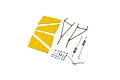 E-Flite Super Timber 1.7m landing gear assembly parts including yellow fairings, metal struts, springs, and various hardware fasteners.