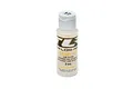 A 2oz bottle of TLR 17.5WT 150CST silicone shock oil with a white flip-top cap, standing upright against a white background.