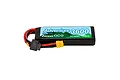 Gens Ace G-Tech Adventure 14.8V 3600mAh 4S LiPo battery with a black soft case and XT60 connector against a white background.