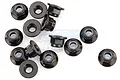 Rovan Black Steel 5mm Flanged Nyloc Nuts 15Pcs 68038