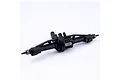 A black FMS branded RC rear axle assembly featuring a central differential housing and wheel hex nuts on a white background.