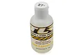 A bottle of TLR 27.5 weight silicone shock oil with a white cap and Team Losi Racing branding on the label.