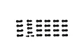 A set of black plastic RC rod ends arranged in rows on a white background.