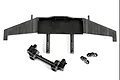 Axial SCX10 II JCR Off Road Vanguard front bumper set including the main bumper, mounting bracket, and small hardware pieces.