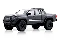 Grey FMS Toyota Tacoma 1/24 scale RC rock crawler studio product photo on a white background