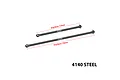 GPM Steel Front & Rear Driveshafts 2Pcs - Black MTV6037S-BK