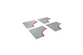 Kyosho Mini-Z Carpet Track 50 Large Corner (12pcs) 87213-B