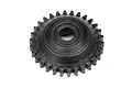 A black steel 30-tooth gear for HPI Savage RC vehicles, shown against a plain white background.