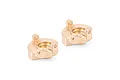 Two brass steering hubs displayed on a plain white background for RGT RC vehicles.