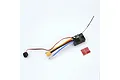 RGT R6D-ESC-BS 60A 2-in-1 ESC and receiver combo unit with connected wires, connectors, antenna, and double-sided mounting tape.