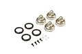 Kyosho Aluminium Shock Caps 4Pcs - Silver IFW469B
