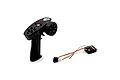 Hobby Plus 4-channel radio transmitter and ESC receiver combo unit featuring a black pistol-grip controller and electronic module.