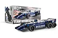 Team Associated RC10 Custom Race Car 6x6 electric RC car kit displayed in front of its packaging box.