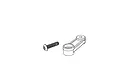 Black and white line drawing diagram showing an MJX RC servo horn and a mounting screw.