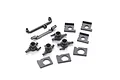 Kyosho Hubs and Motor Mount Set showing molded plastic parts including hubs and brackets on a white background.