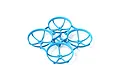 Light blue BetaFPV Meteor75 Pro II drone quadcopter frame with integrated propeller guards.