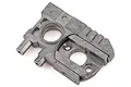 Kyosho aluminium motor mount RC spare part shown against a plain white background.
