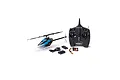 Blade Revolution 155 CP RC helicopter RTF set with Spektrum DXS transmitter, LiPo battery, charger, and USB cable.