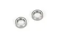 Two ARRMA metal shielded ball bearings shown from an angled perspective against a white background.