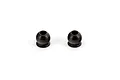 Two black metal pivot balls for ARRMA RC vehicles, shown against a plain white background.