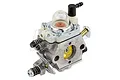 A Zenoah Walbro WT-990 2-stroke RC engine carburettor featuring a clear primer bulb, metal body, and adjustment screws against a white background.