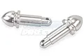 Area RC Silver Aluminium Baja Gear Cover Mounting Posts 2Pcs AR-BJ020SIL