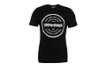 A black Traxxas short-sleeve t-shirt featuring a white circular logo on the chest with the text The Fastest Name In Radio Control.