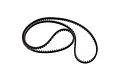 A black urethane RC drivetrain belt for HPI Sprint 2, featuring a toothed design and marked with S3M 507.